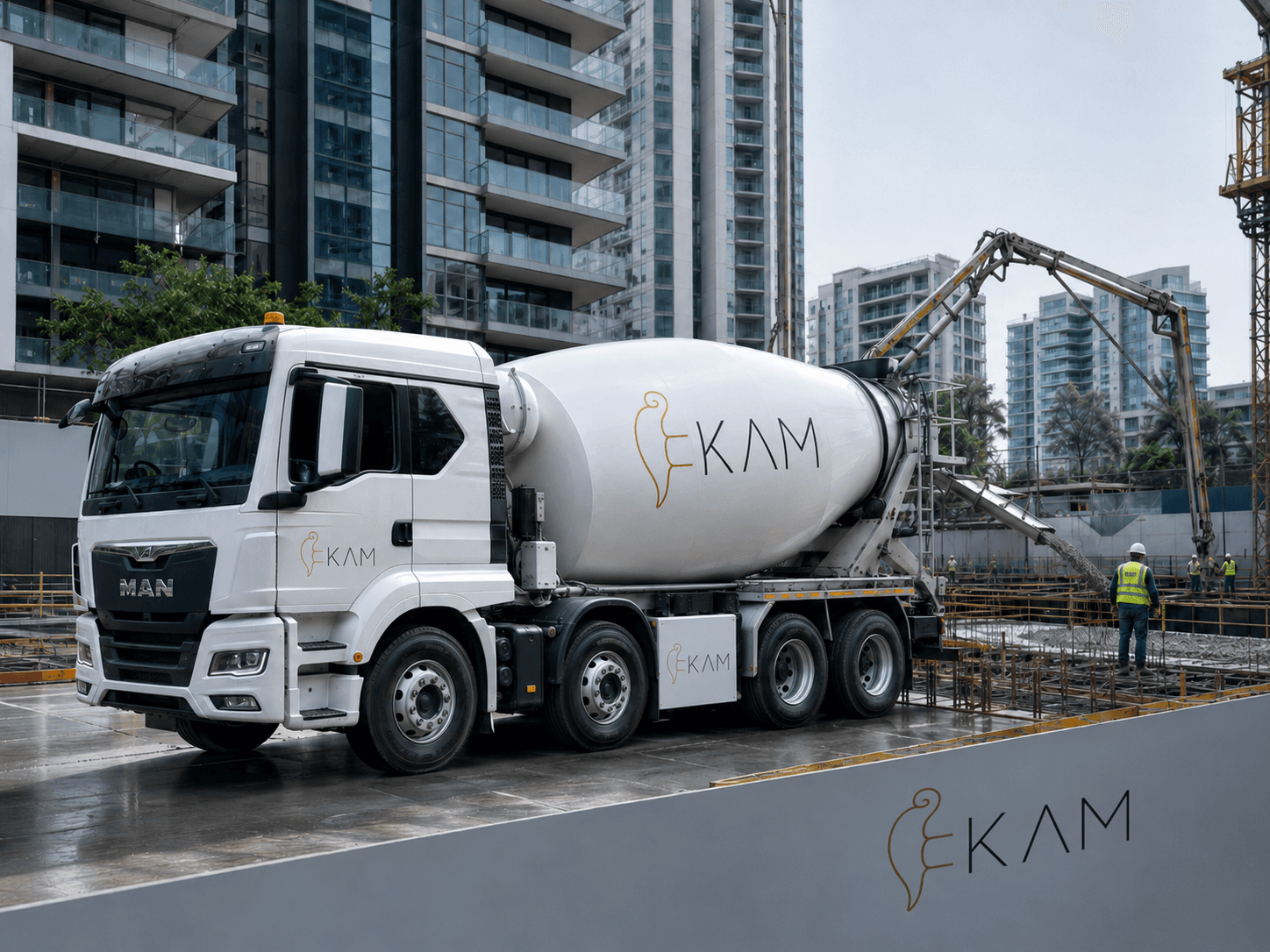 Commercial Construction project site
